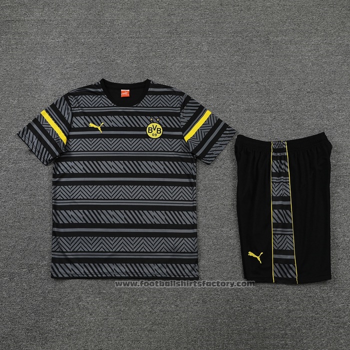 Tracksuit Borussia Dortmund Short Sleeve 2022-2023 Grey - Shorts
